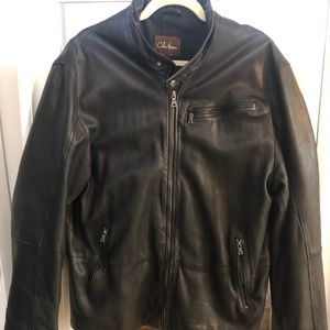 Beautiful Cole Hana Men’s Genuine Leather Jacket